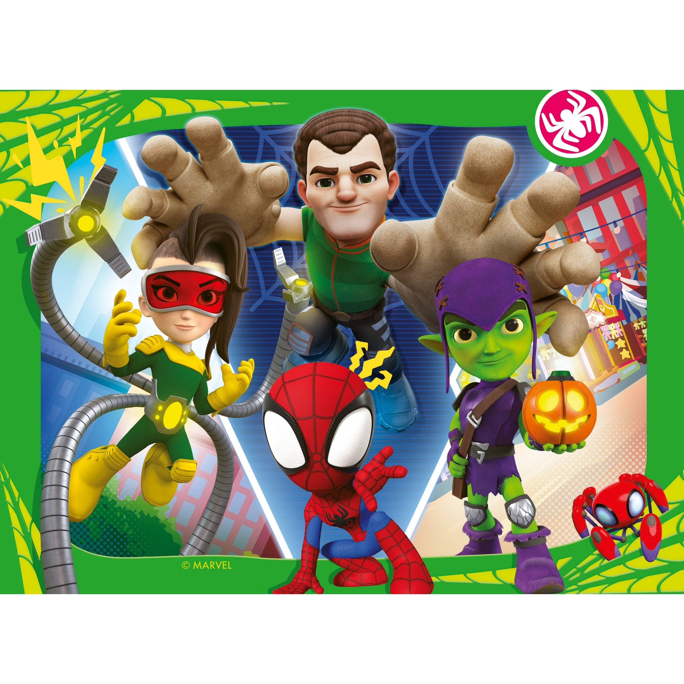 Ravensburger Spidey & His Amazing Friends 4 in a Box Puzzle