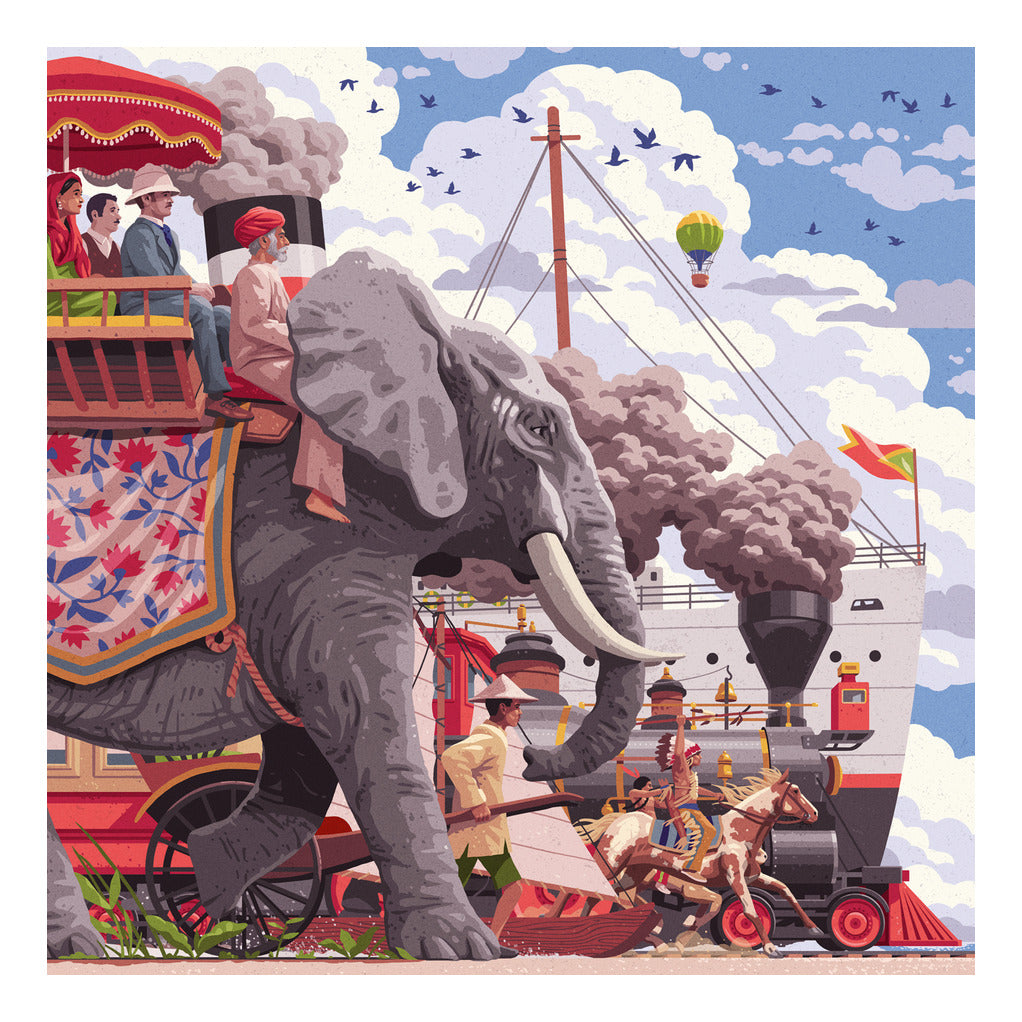 Ravensburger Around The World In 80 Days 750pc Jigsaw Puzzle