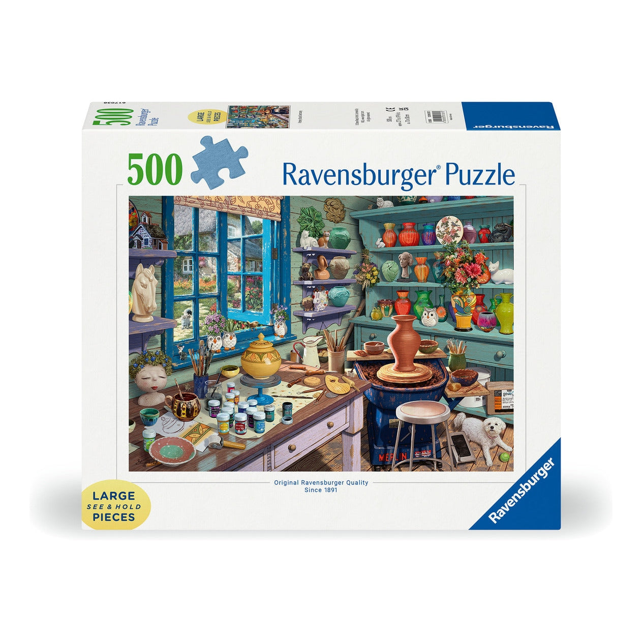 Ravensburger Pottery Studio Sanctuary 500pc Large Format Jigsaw Puzzle