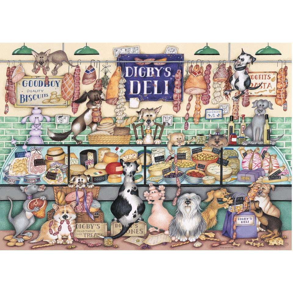 Ravensburger Dapper Dogs No.1 Digby's Deli 1000pc Puzzle
