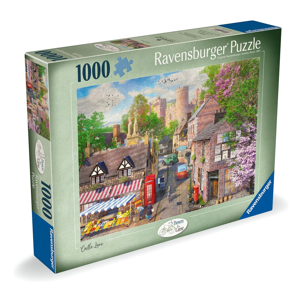 Ravensburger Down The Lane No.5 Castle Lane 1000pc Puzzle