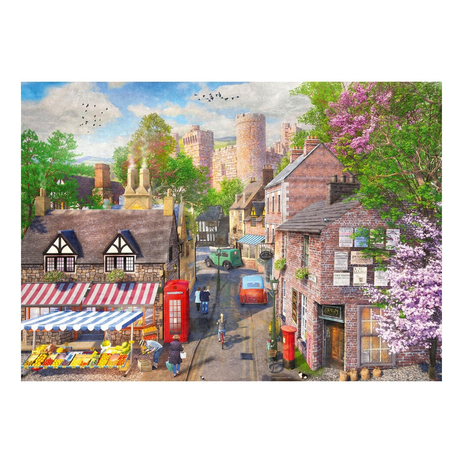 Ravensburger Down The Lane No.5 Castle Lane 1000pc Puzzle