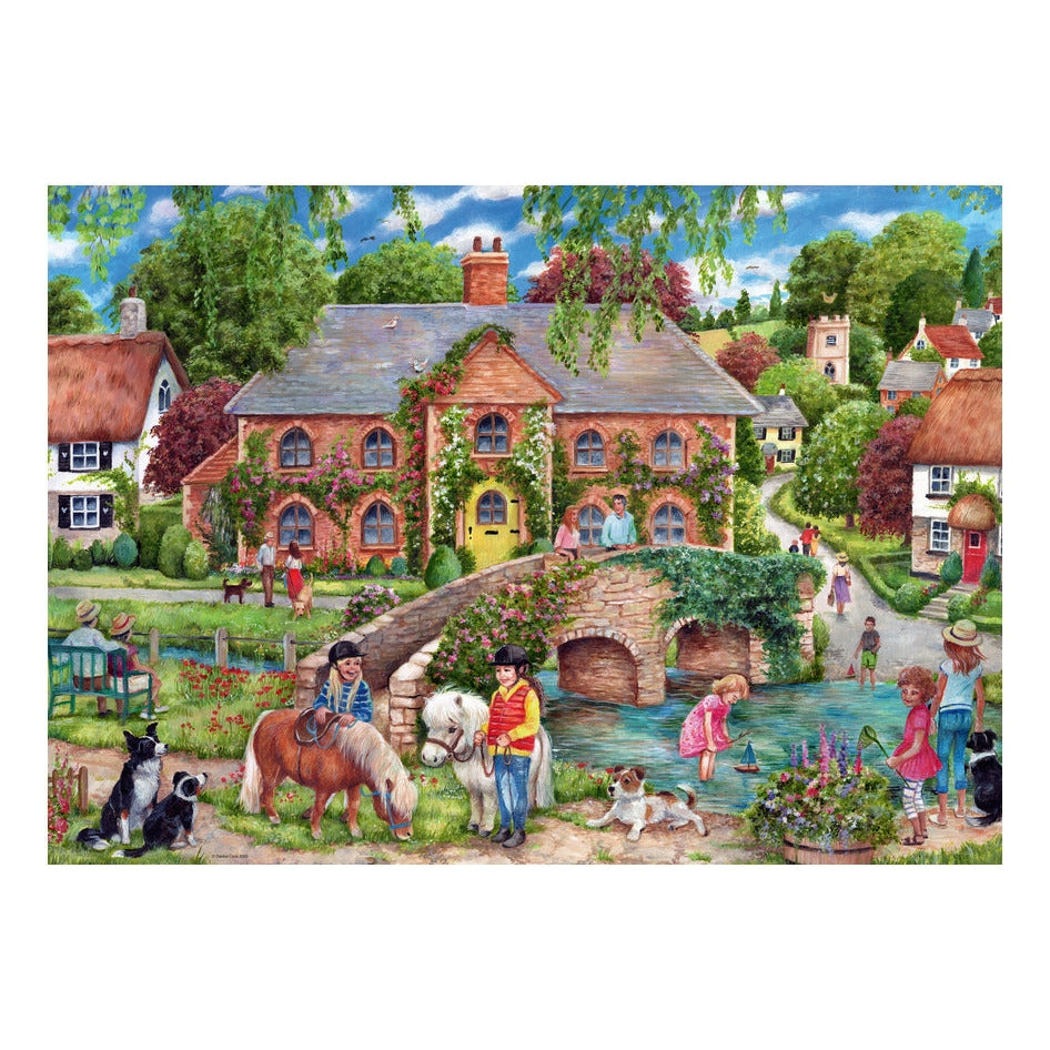 Ravensburger Village Life 1000pc Jigsaw Puzzle Adventure