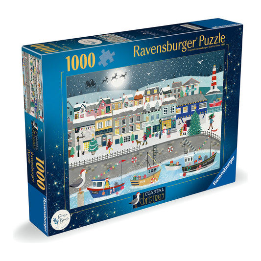 Ravensburger Coastal Christmas 1000 Piece Jigsaw Puzzle