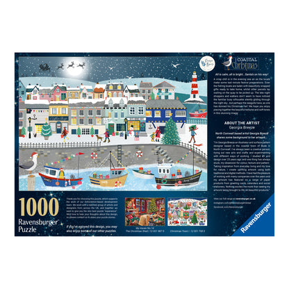 Ravensburger Coastal Christmas 1000 Piece Jigsaw Puzzle