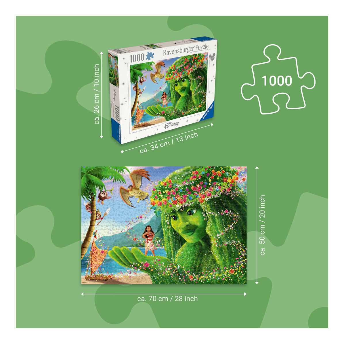 Ravensburger Disney Moana Collector's Edition 1000-Piece Jigsaw Puzzle