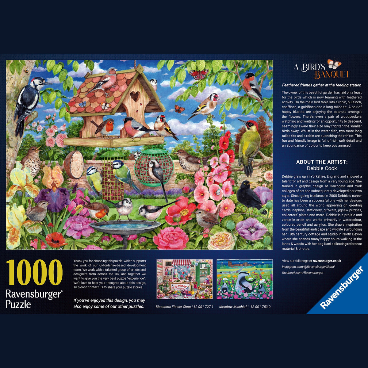 Ravensburger A Bird's Banquet 1000-Piece Jigsaw Puzzle