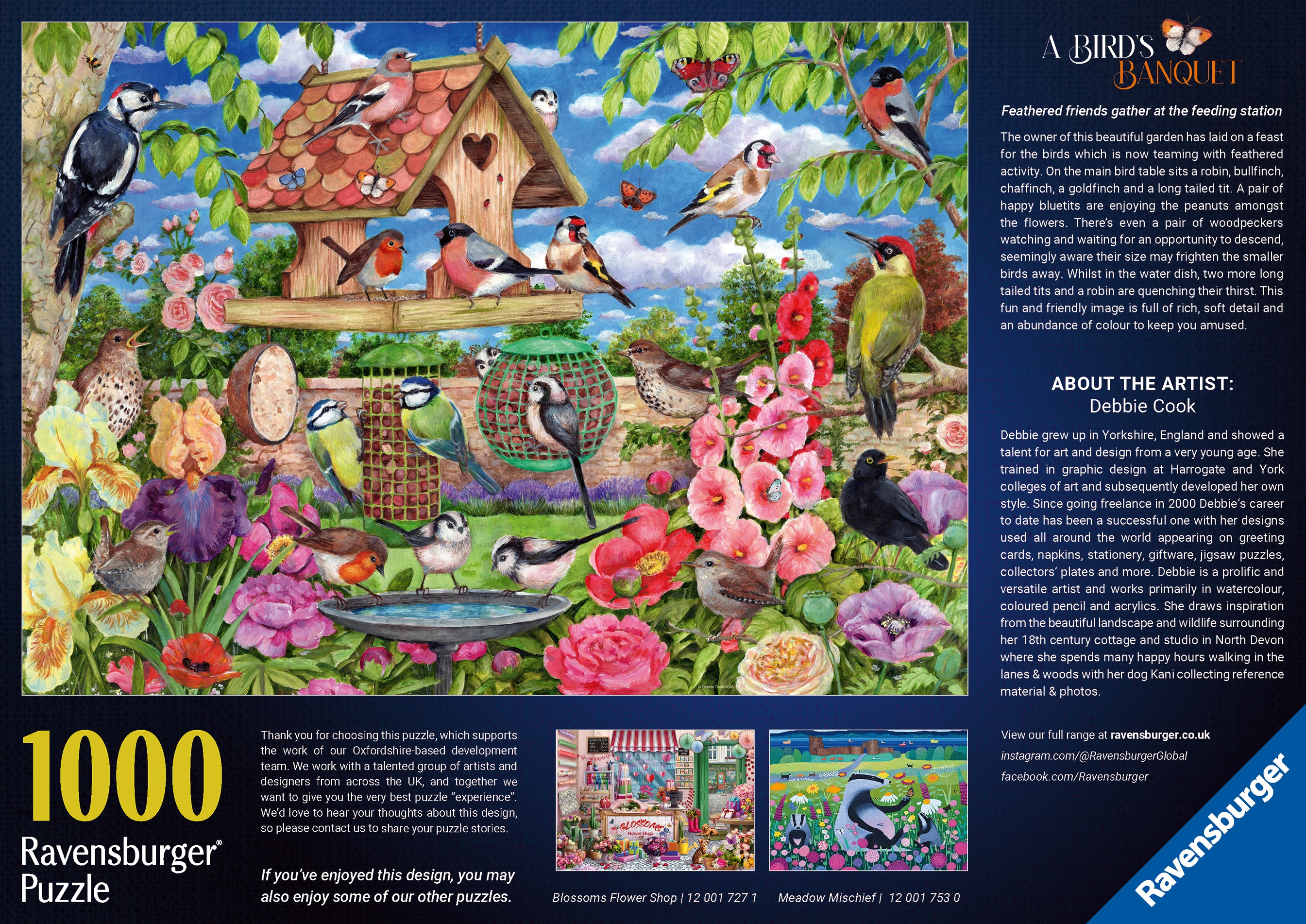 Ravensburger A Bird's Banquet 1000-Piece Jigsaw Puzzle