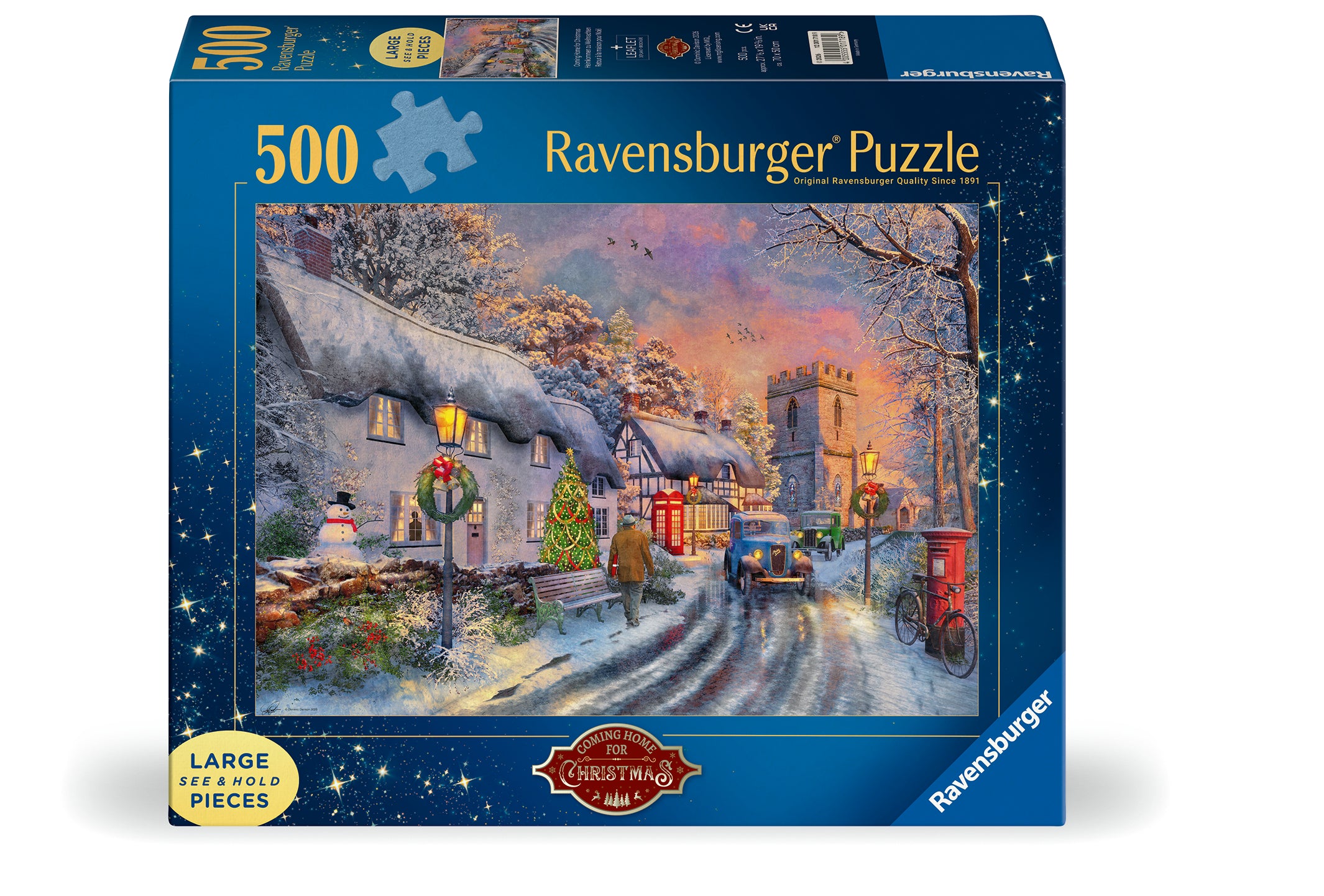 Ravensburger Coming Home for Christmas 500-Piece Large Format Jigsaw Puzzle