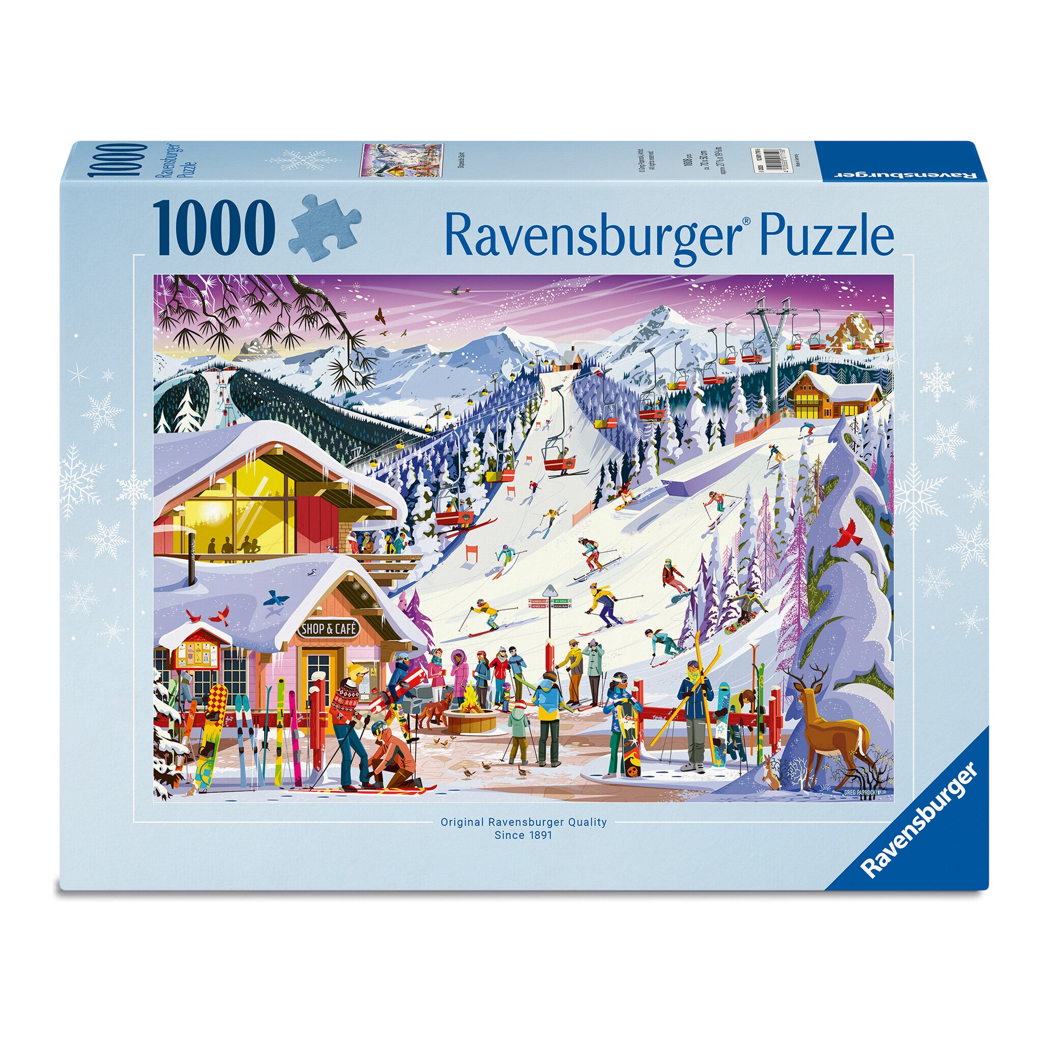 Ravensburger Slopeside Spirit 1000 Piece Jigsaw Puzzle