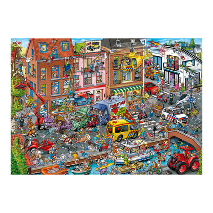 Ravensburger Ray's Comic Series Time Travel No. 3 Modern Times 1000 Piece Jigsaw Puzzle