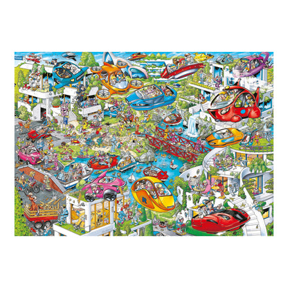 Ravensburger Ray's Comic Series Time Travel No. 4: In the Future 1000 Piece Jigsaw Puzzle