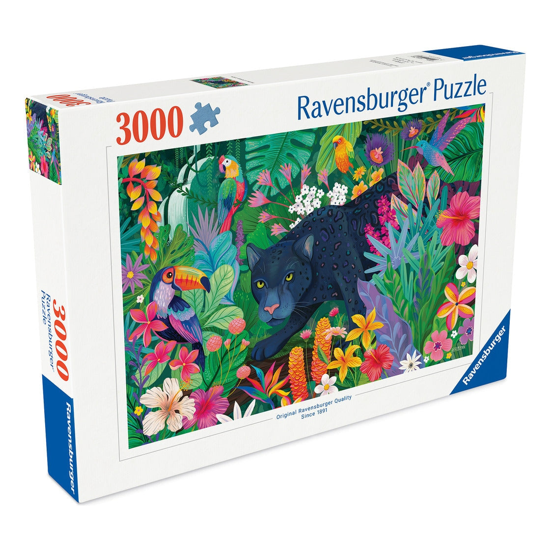 Ravensburger Panther in Flower Jungle 3000 Piece Jigsaw Puzzle
