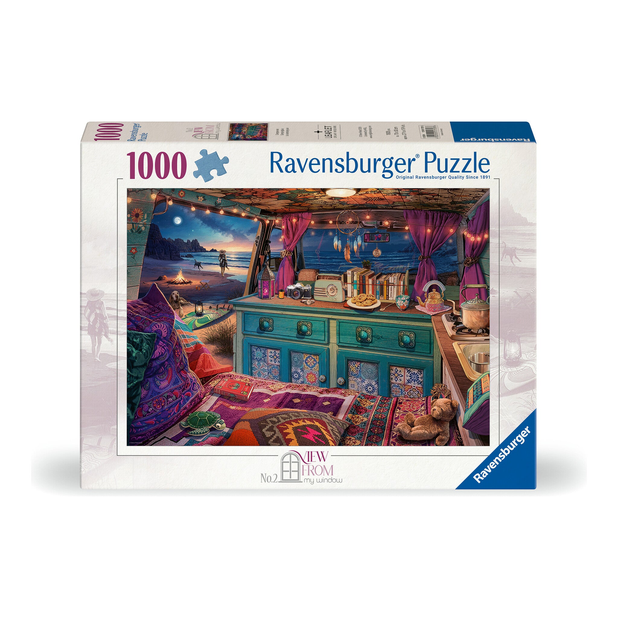 Ravensburger View from My Window No. 2 Camper Van 1000 Piece Jigsaw Puzzle