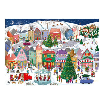 Ravensburger Christmas Town 1000 Piece Jigsaw Puzzle