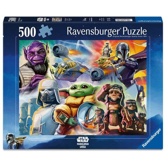 Ravensburger Star Wars The Mandalorian and Grogu 500-Piece Jigsaw Puzzle