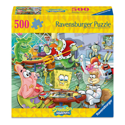 Ravensburger SpongeBob SquarePants Games Night at the Krusty Krab 500 Piece Jigsaw Puzzle