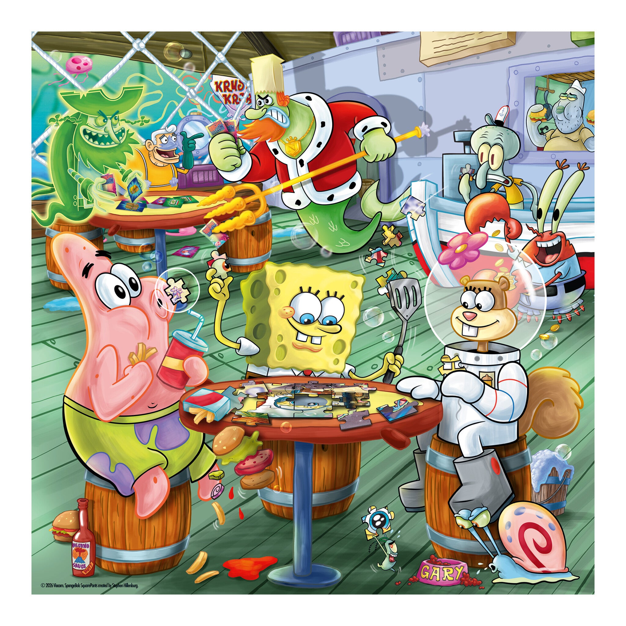 Ravensburger SpongeBob SquarePants Games Night at the Krusty Krab 500 Piece Jigsaw Puzzle