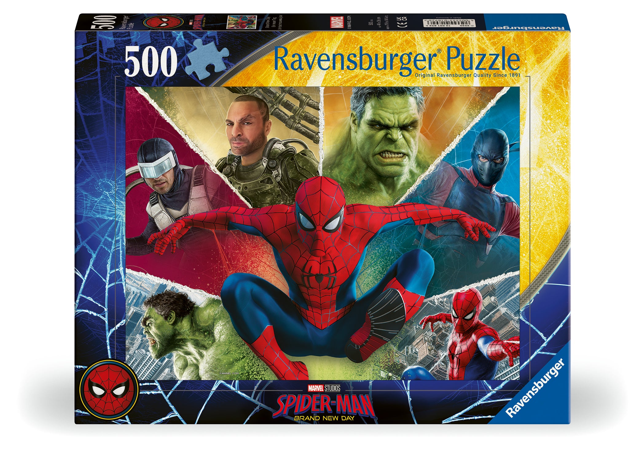 Ravensburger Marvel Spider-Man Brand New Day 500-Piece Jigsaw Puzzle
