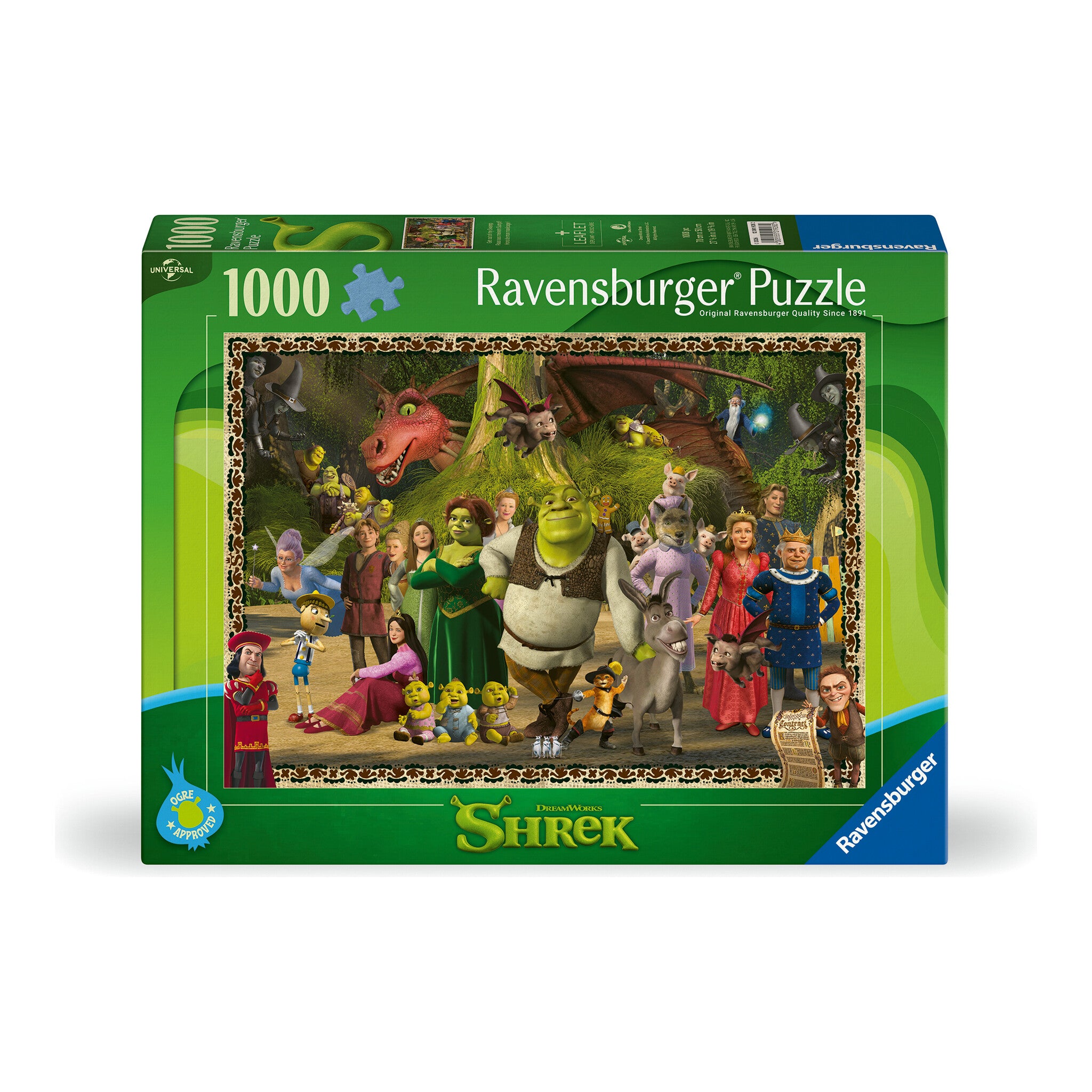 Ravensburger Shrek Evergreen 1000 Piece Jigsaw Puzzle