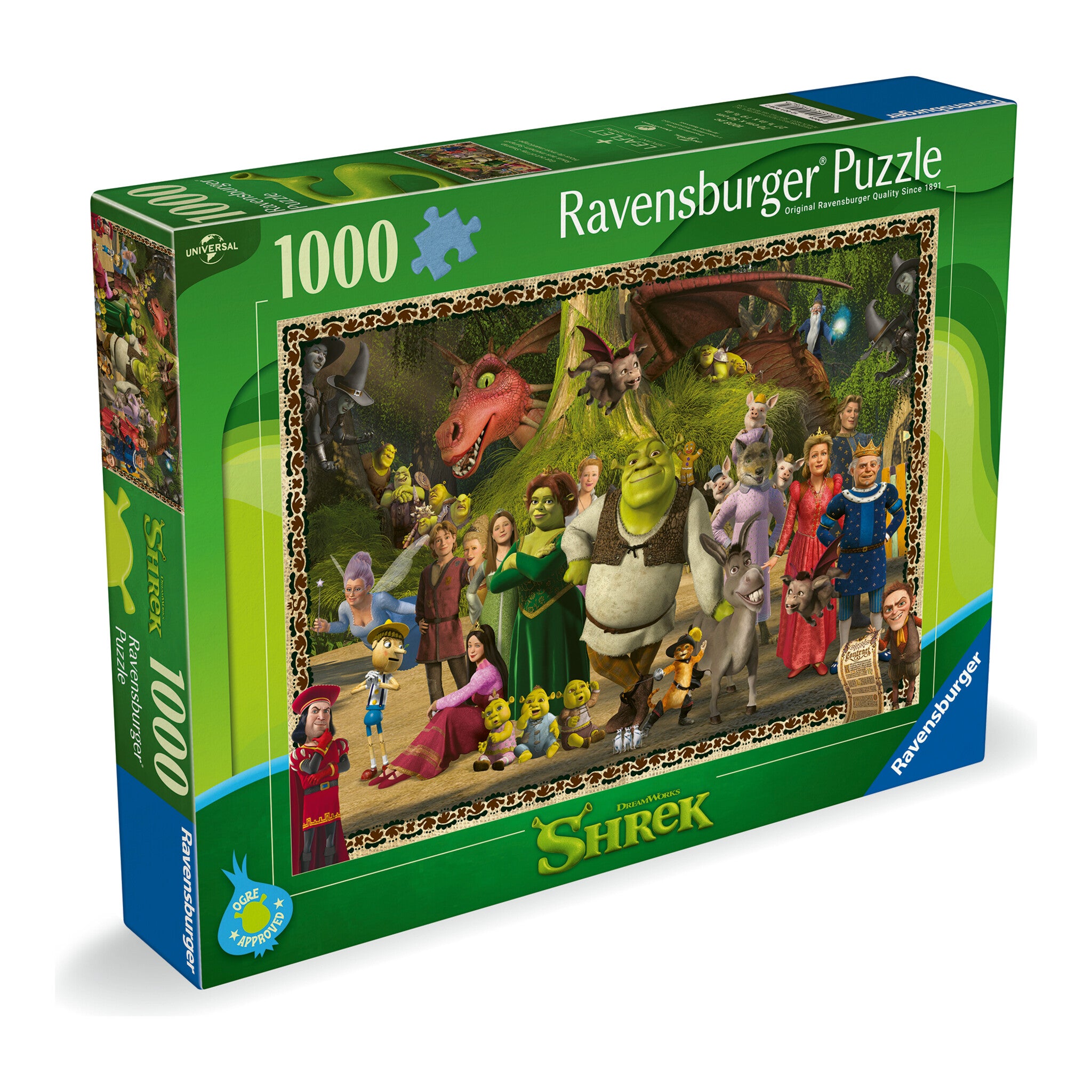 Ravensburger Shrek Evergreen 1000 Piece Jigsaw Puzzle
