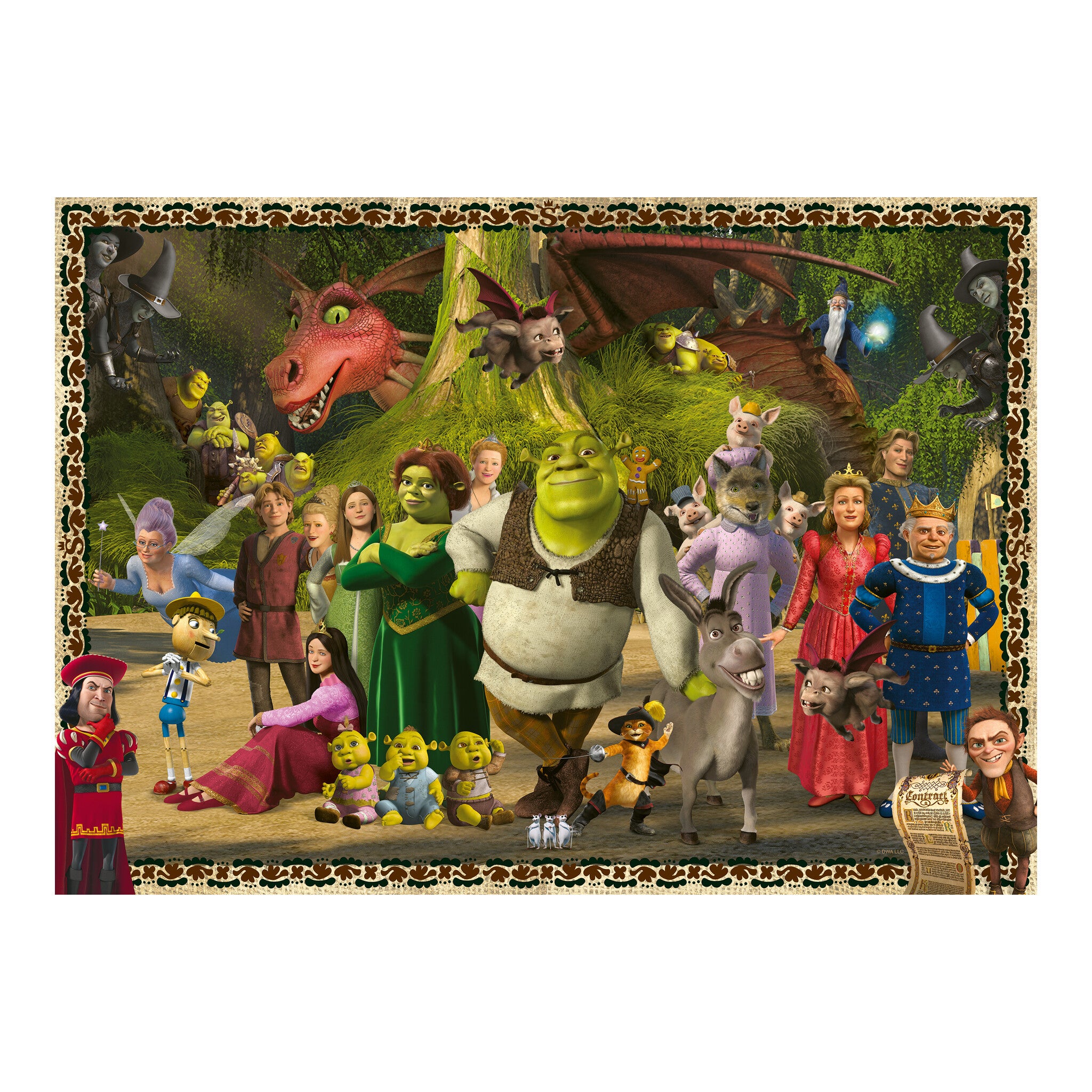Ravensburger Shrek Evergreen 1000 Piece Jigsaw Puzzle