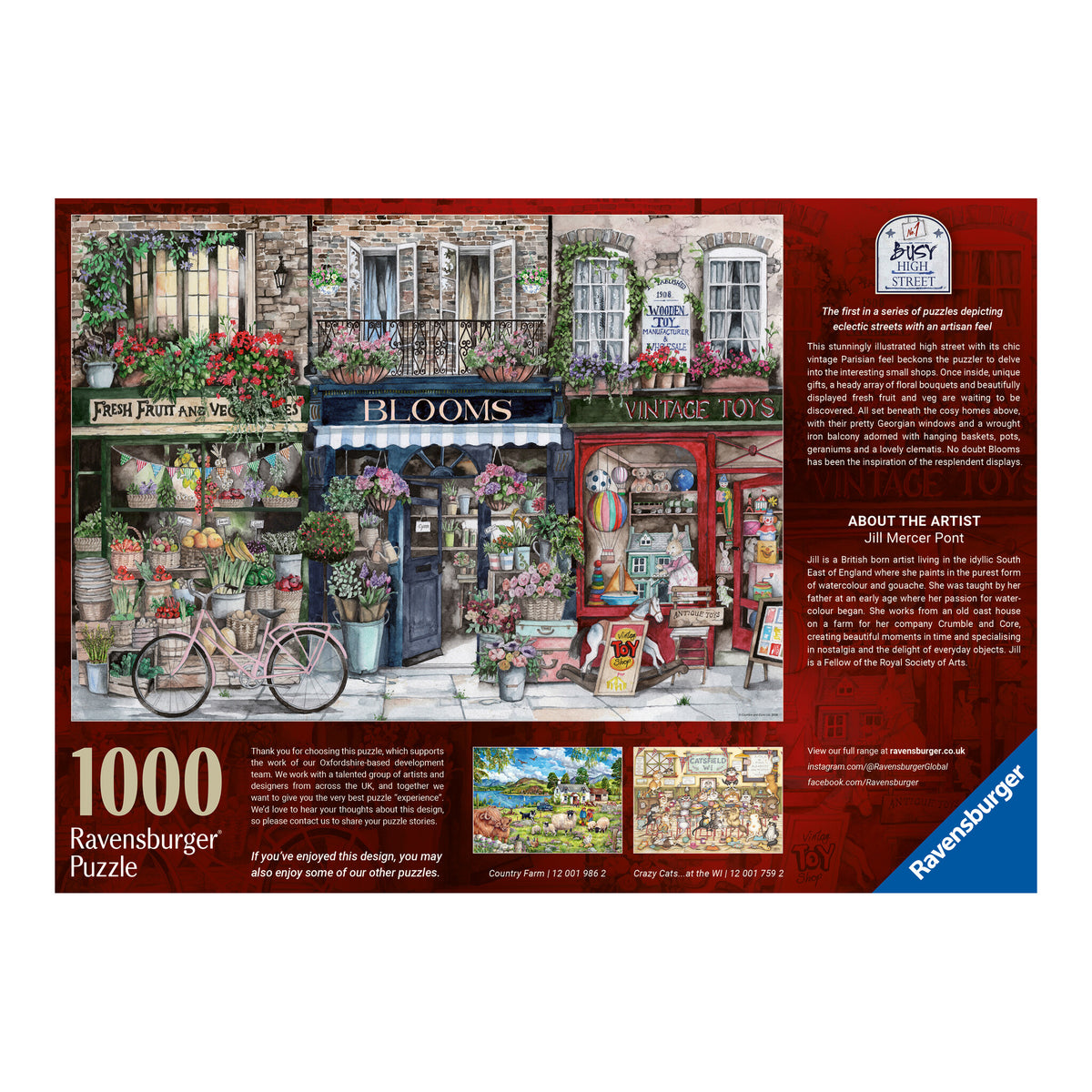 Ravensburger Busy High Street No. 1 1000 Piece Jigsaw Puzzle