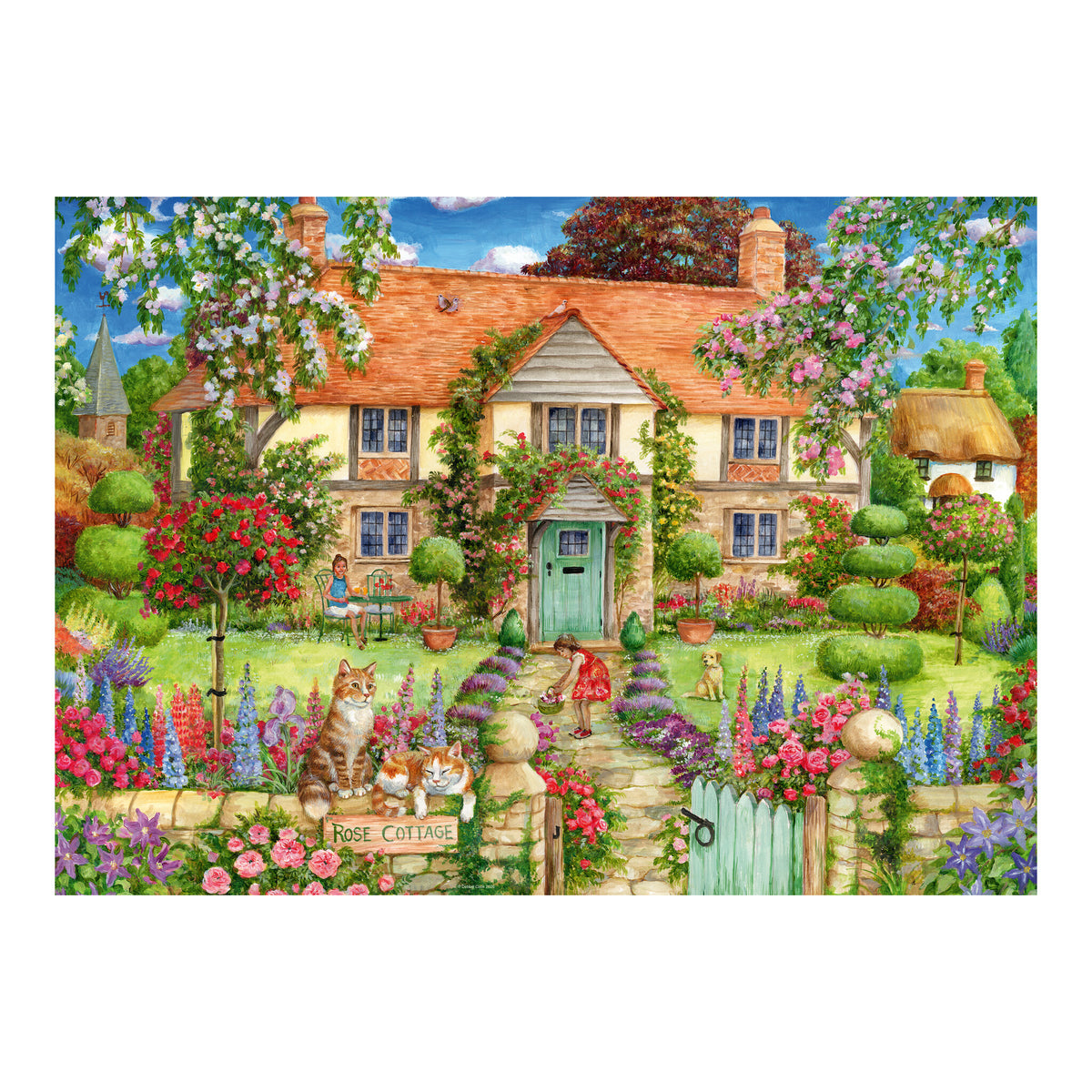 Ravensburger Rose Cottage 1000 Piece Jigsaw Puzzle
