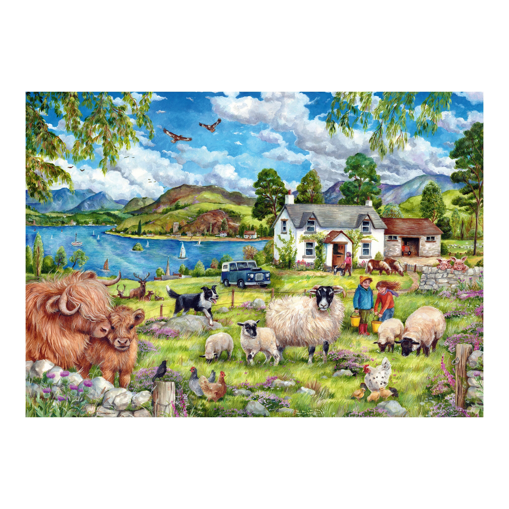 Ravensburger Country Farm 1000 Piece Jigsaw Puzzle