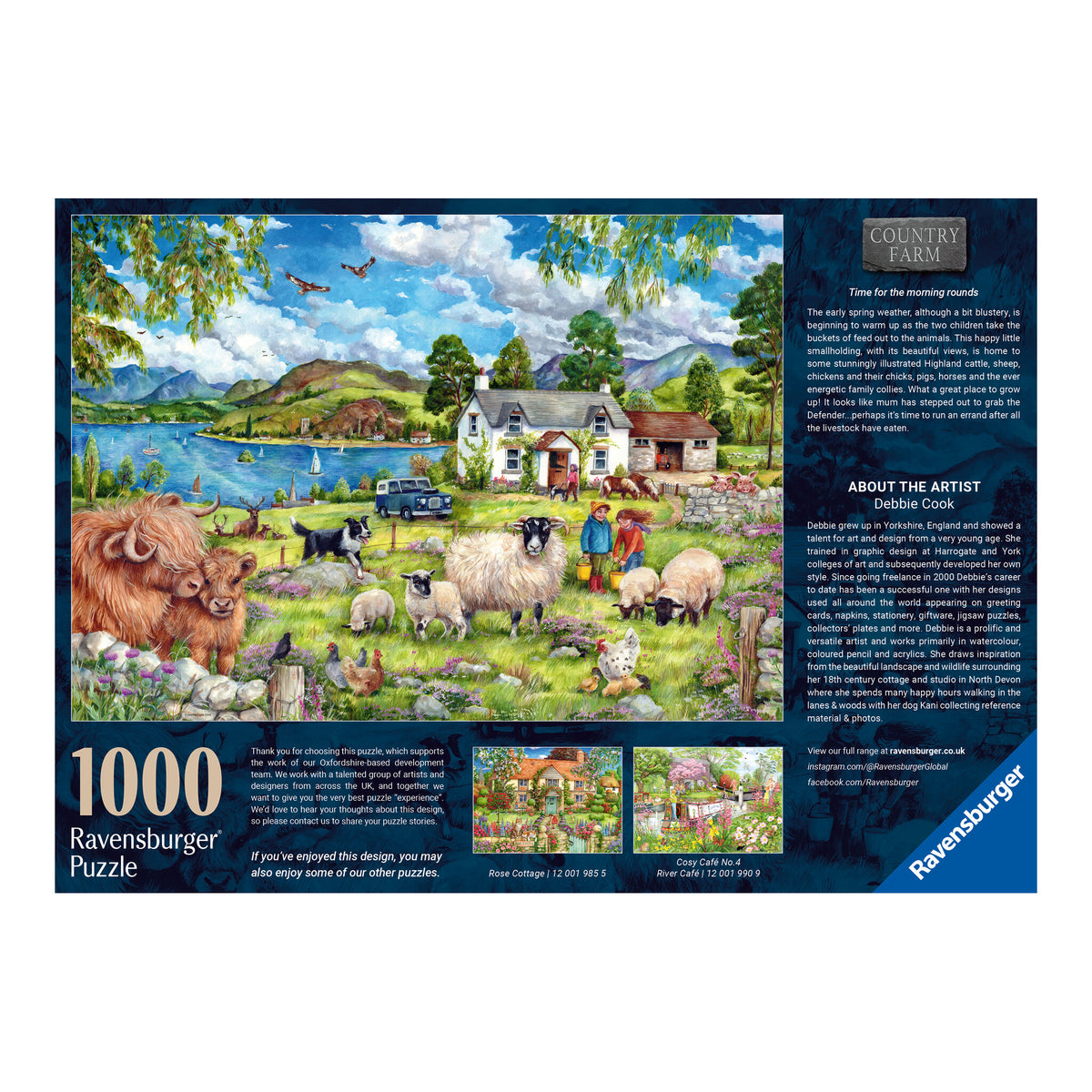 Ravensburger Country Farm 1000 Piece Jigsaw Puzzle