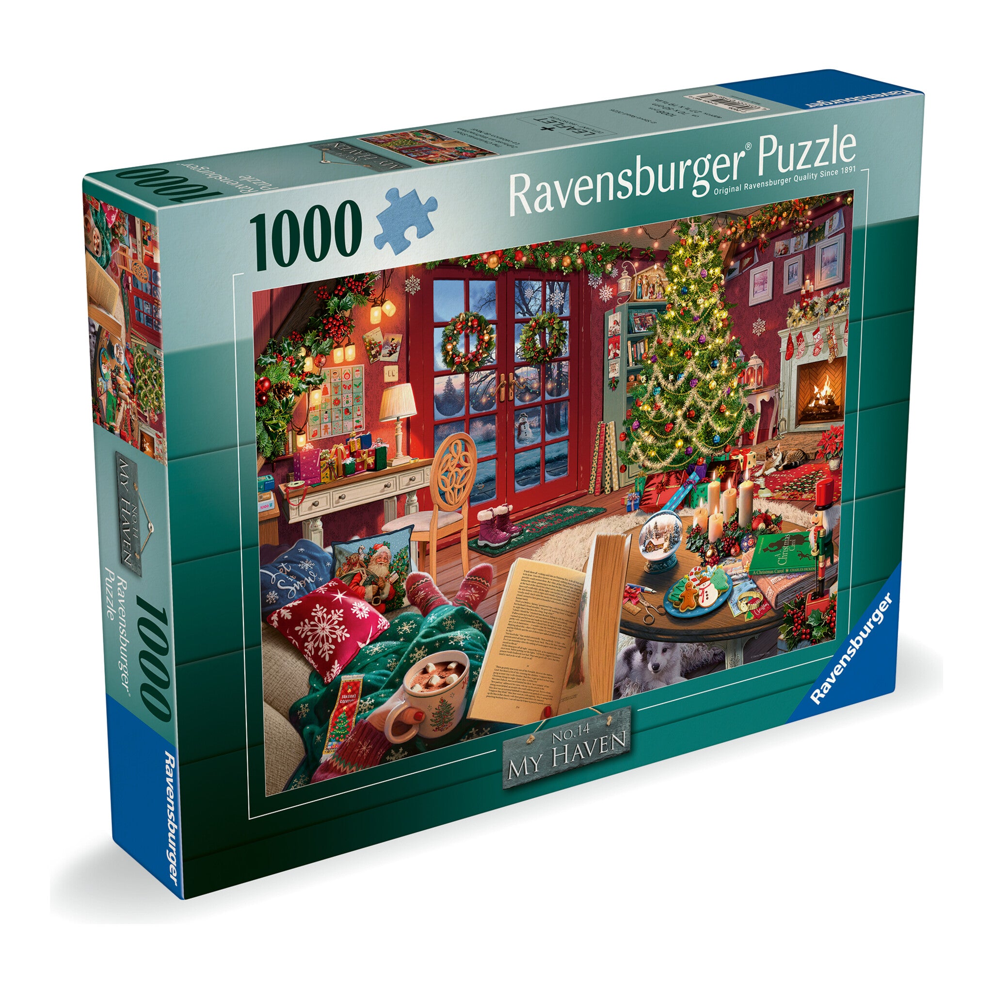 Ravensburger My Haven No.14 Christmas Shed 1000 Piece Jigsaw Puzzle