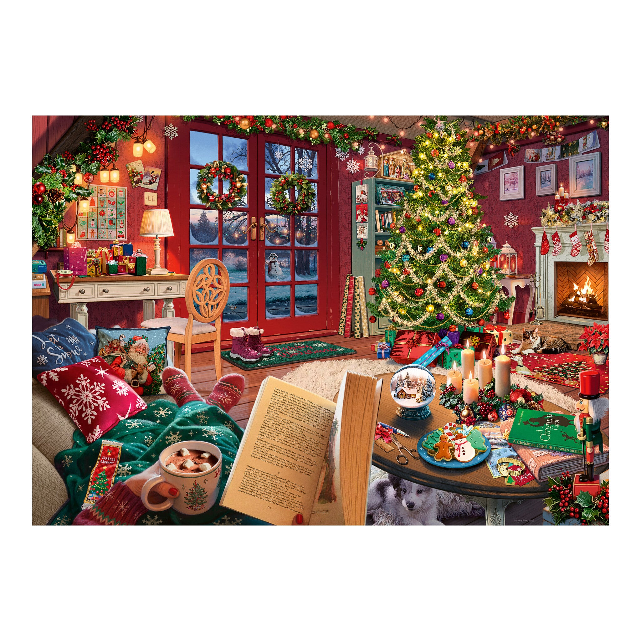 Ravensburger My Haven No.14 Christmas Shed 1000 Piece Jigsaw Puzzle