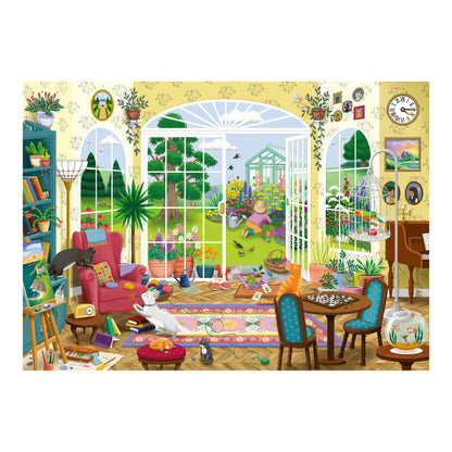 Ravensburger Summer Garden Parlour 1000 Piece Jigsaw Puzzle