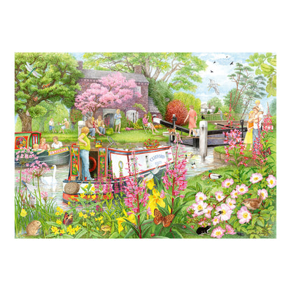 Ravensburger Cosy Café No. 4 River Café 1000-Piece Jigsaw Puzzle
