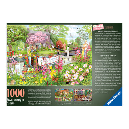 Ravensburger Cosy Café No. 4 River Café 1000-Piece Jigsaw Puzzle