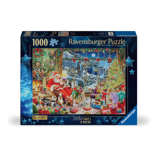 Ravensburger Christmas Limited Edition No.30 Santa Takes a Break 1000 Piece Jigsaw Puzzle