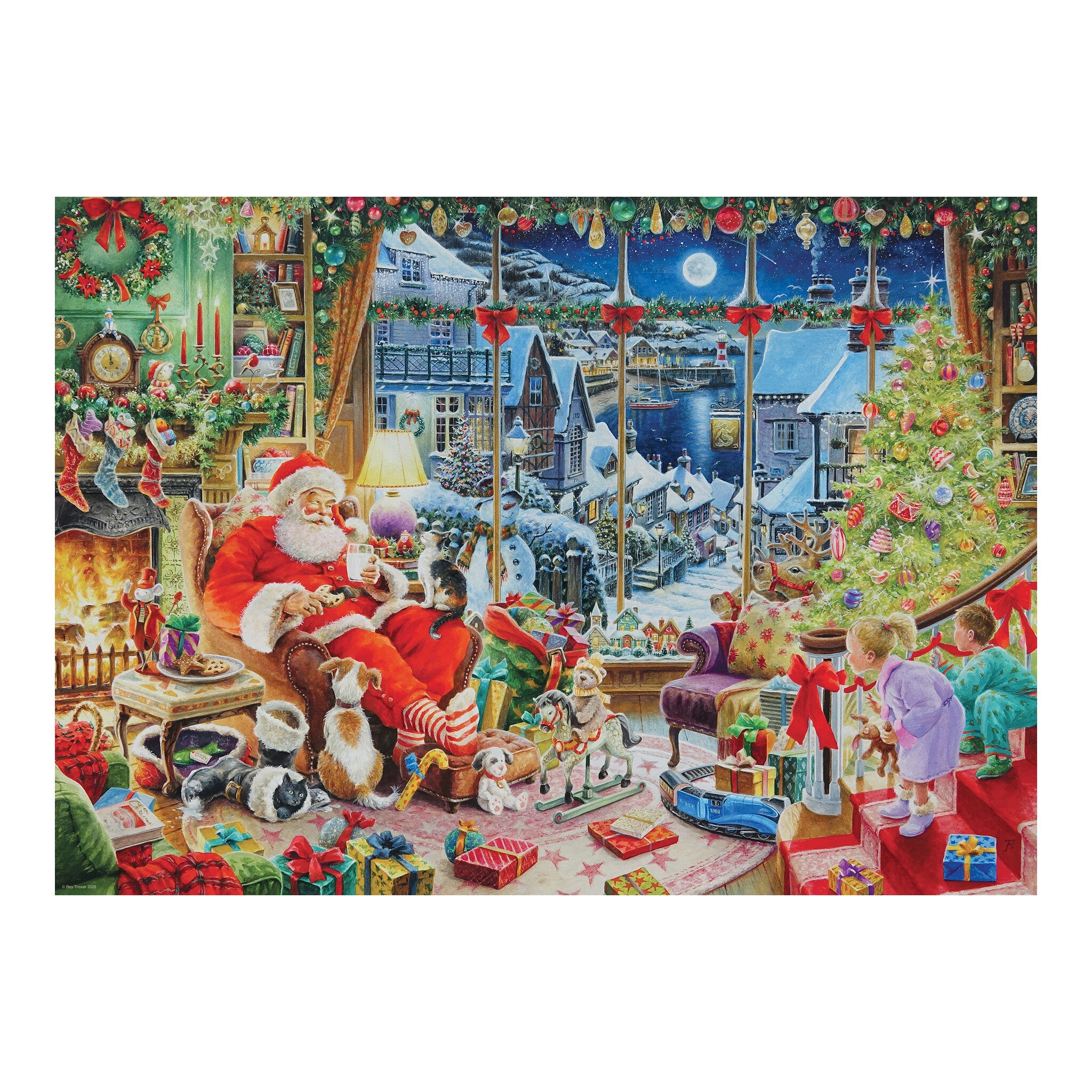 Ravensburger Christmas Limited Edition No.30 Santa Takes a Break 1000 Piece Jigsaw Puzzle