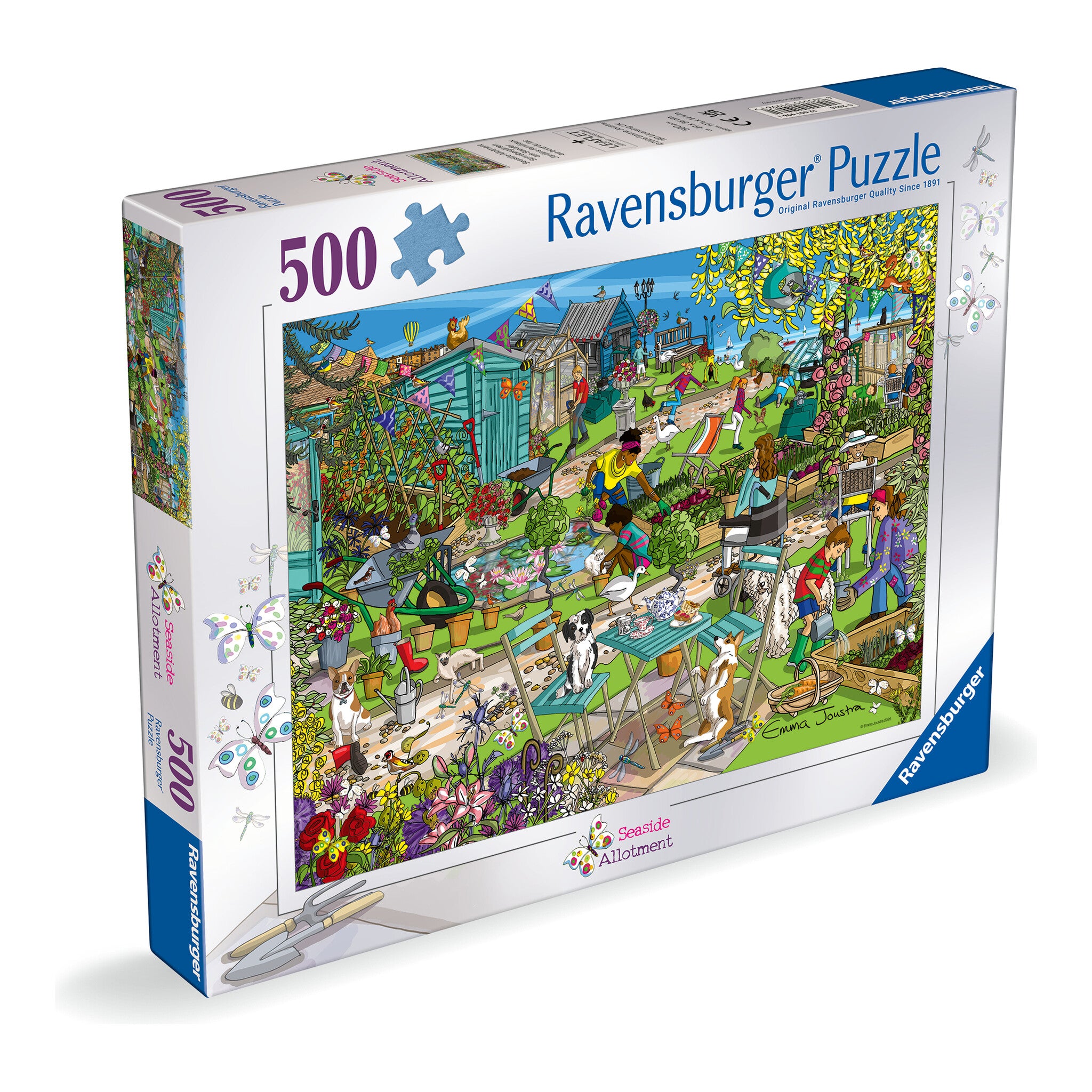 Ravensburger Seaside Allotment 500 Piece Jigsaw Puzzle