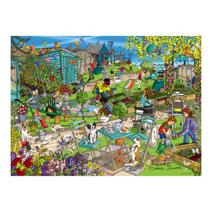 Ravensburger Seaside Allotment 500 Piece Jigsaw Puzzle