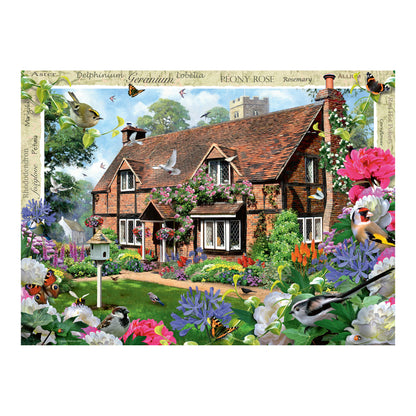 Ravensburger Happy Days No.10 Country Gardens 4 x 500 Piece Jigsaw Puzzle