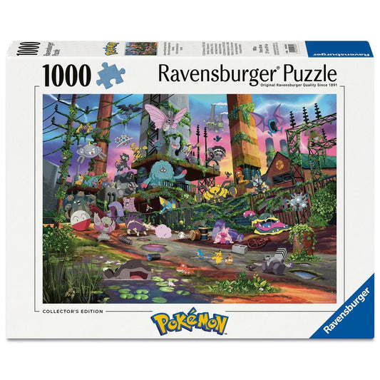 Ravensburger Pokémon Jolteon and Reclaimed Power Plant 1000-Piece Jigsaw Puzzle