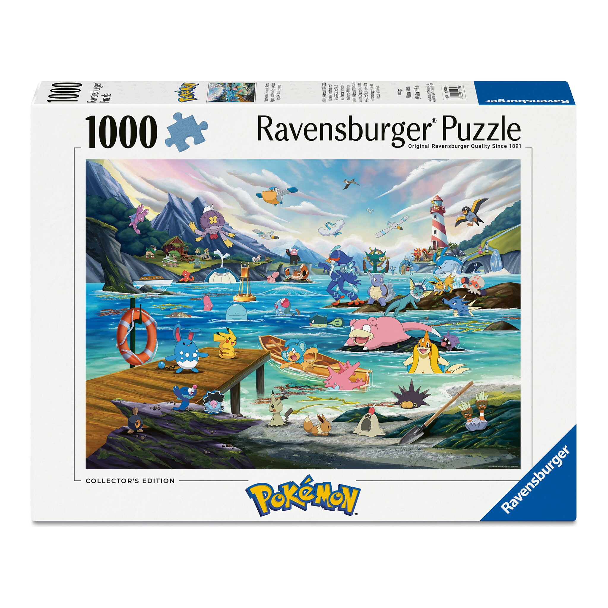 Ravensburger Pokémon Vaporeon & Temperate Marine 1000-Piece Jigsaw Puzzle