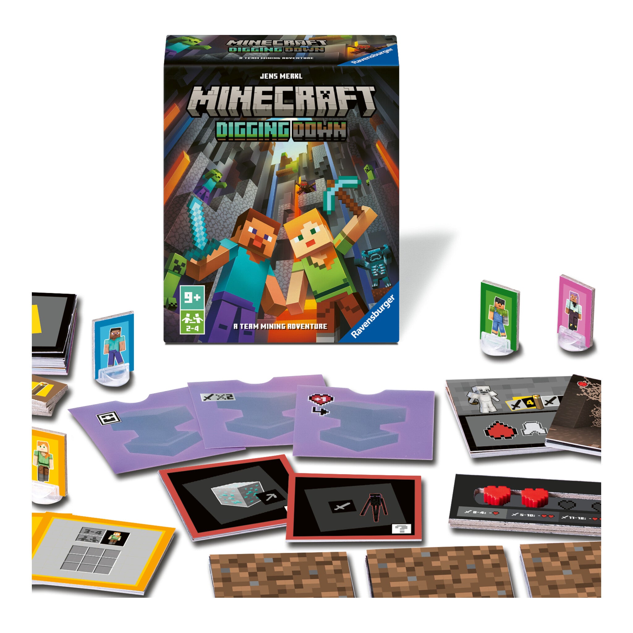 Ravensburger Minecraft Digging Down Card Game