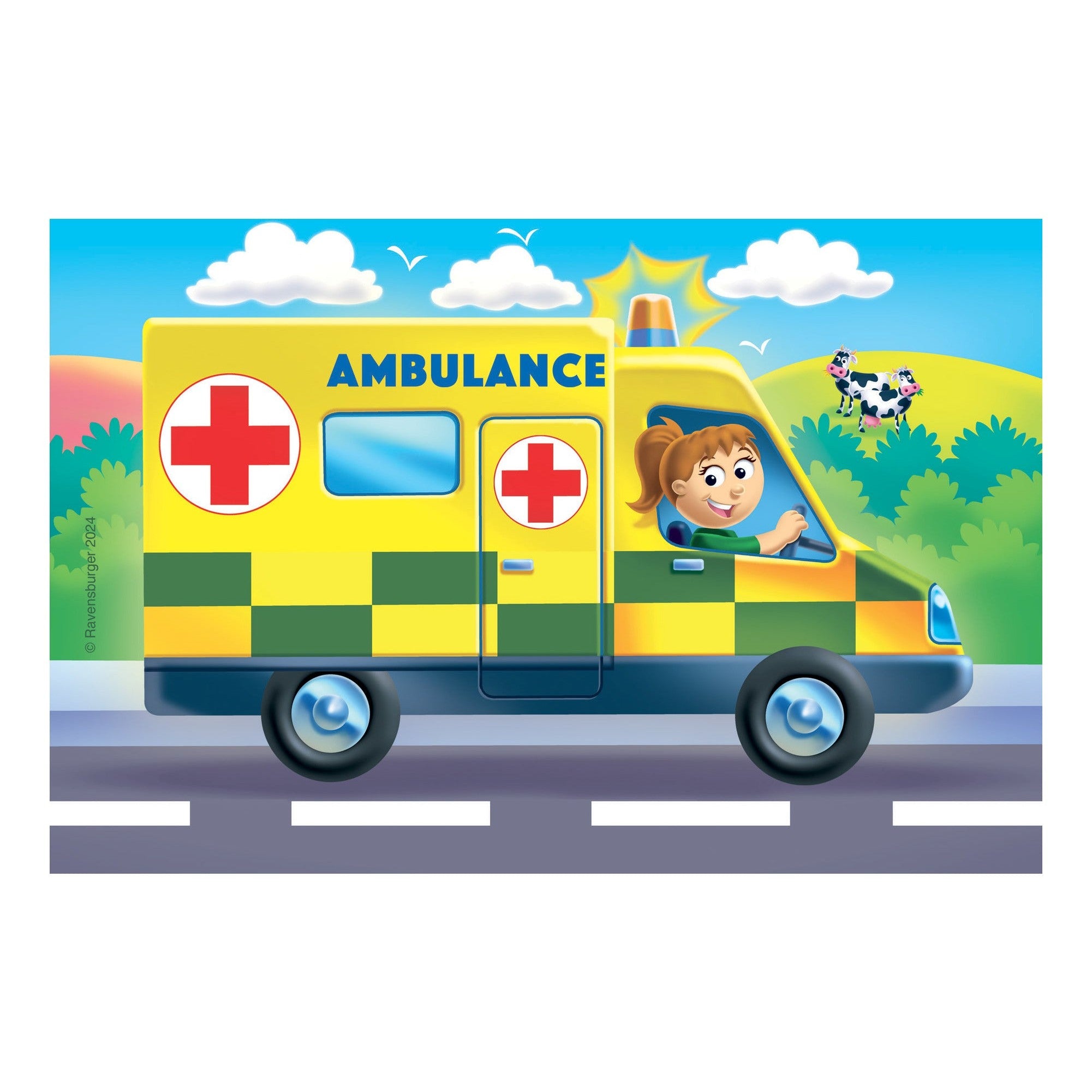 Ravensburger Rescue Vehicles My First Puzzles 2345 Piece Jigsaw Puzzle
