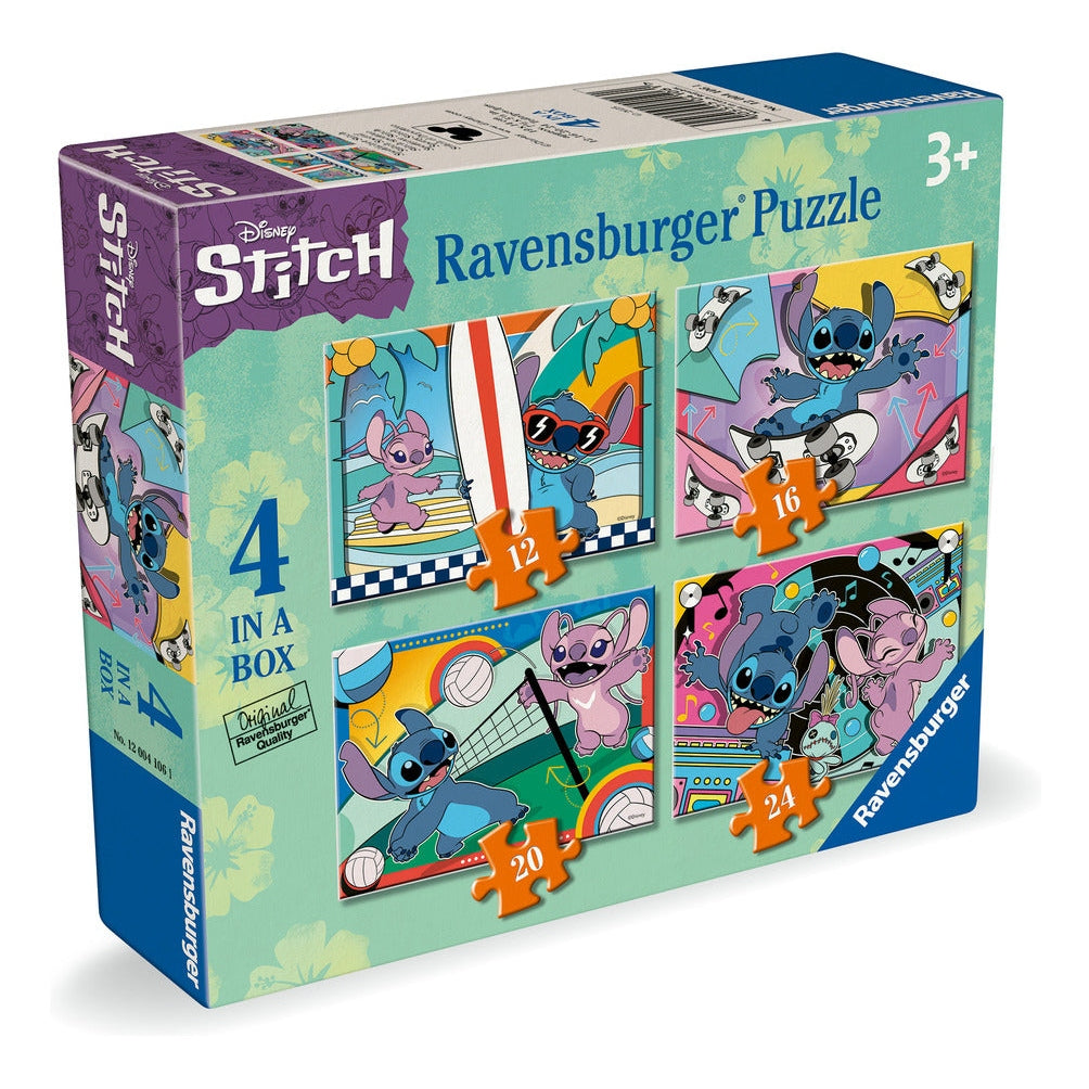 Ravensburger Disney Stitch 4 in a Box Puzzle Collection