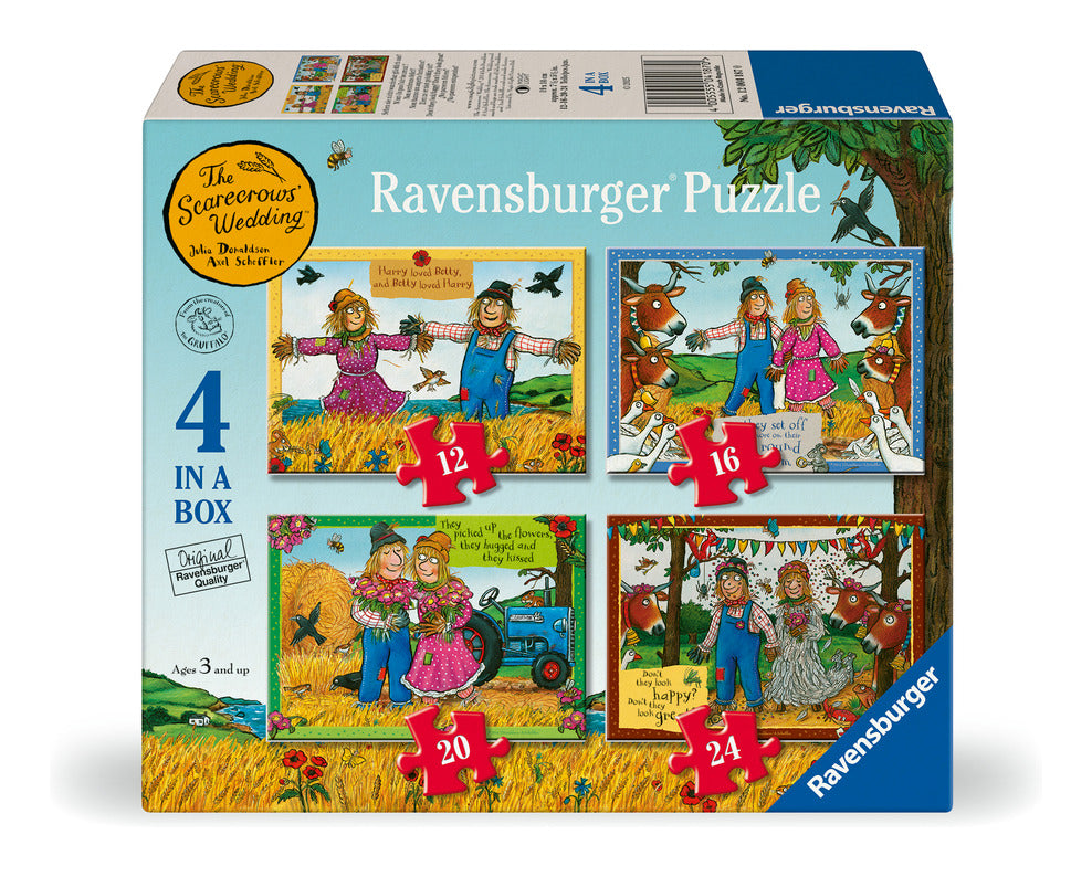 Ravensburger Magic Light Property 4 in a Box Jigsaw Puzzles (12, 16, 20 & 24 Pieces)
