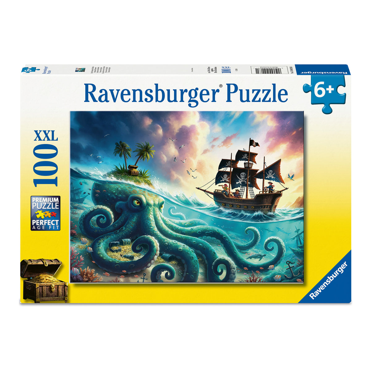 Ravensburger Pirate Treasure 100 XXL Piece Jigsaw Puzzle