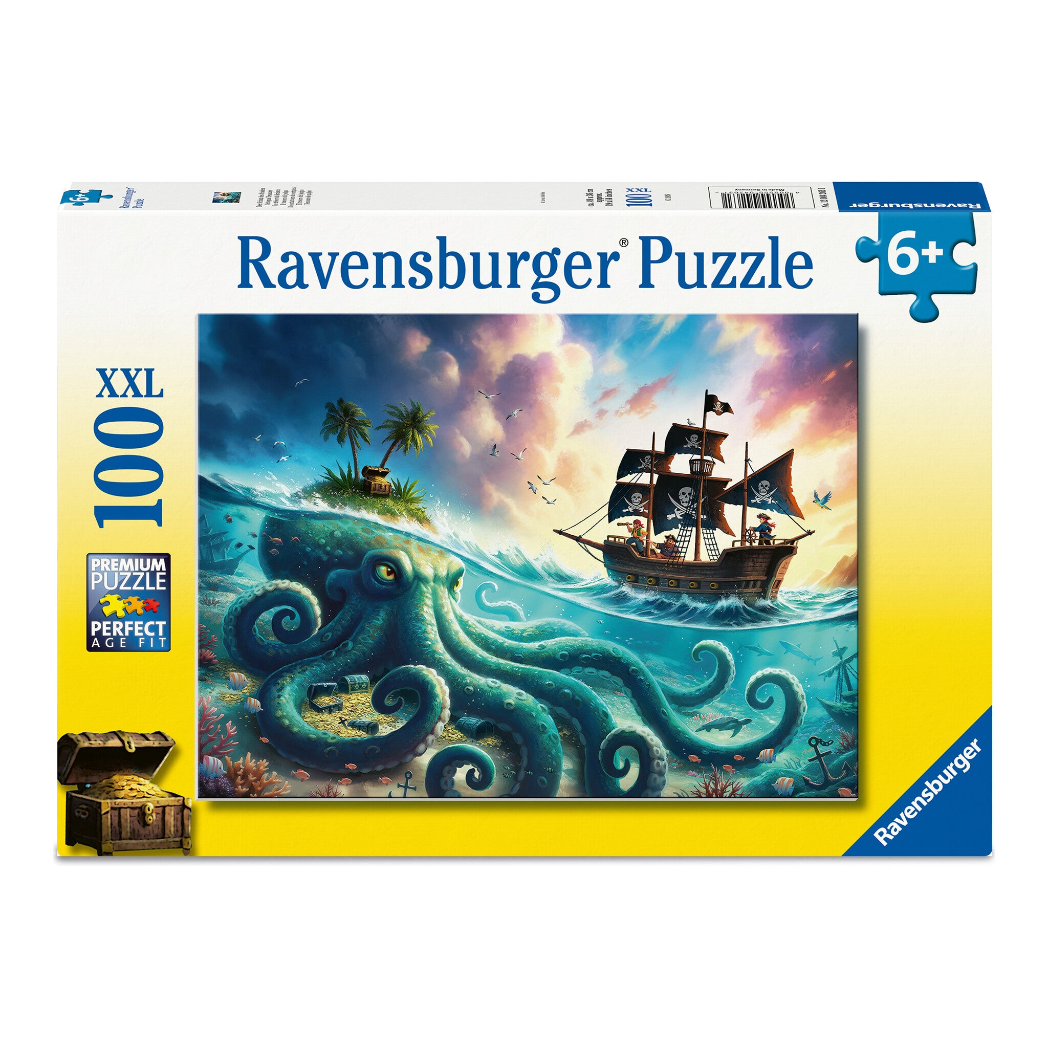 Ravensburger Pirate Treasure 100 XXL Piece Jigsaw Puzzle