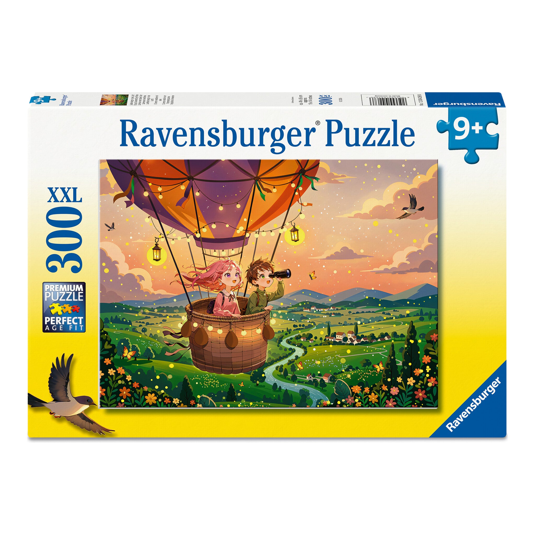 Ravensburger Cosy Sunset Sky Ride 300-Piece XXL Jigsaw Puzzle