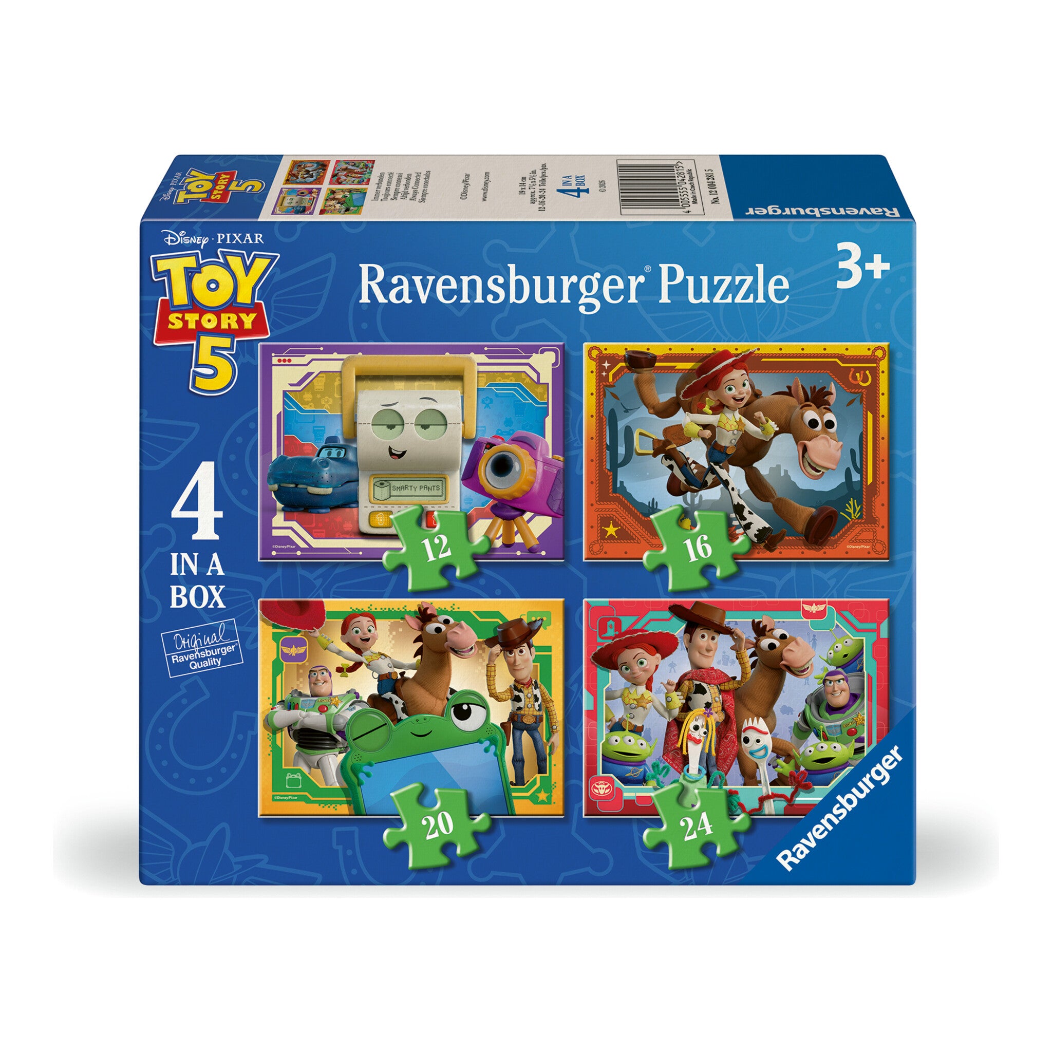 Ravensburger Disney Pixar Toy Story 5 4-in-a-Box Jigsaw Puzzles